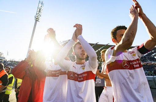 Der VfB Stuttgart besiegt den Karlsruher SC mit 3:1. So bewerten wir die Leistung der Spieler. Foto: Bongarts