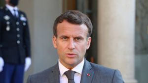 Frankreichs Präsident Emmanuel Macron ist geohrfeigt worden. Foto: imago images/Jonathan Rebboah