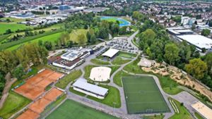 Insgesamt erstreckt sich der Sportpark auf  einer Fläche von zehn Hektar. Foto: Stadt Schorndorf
