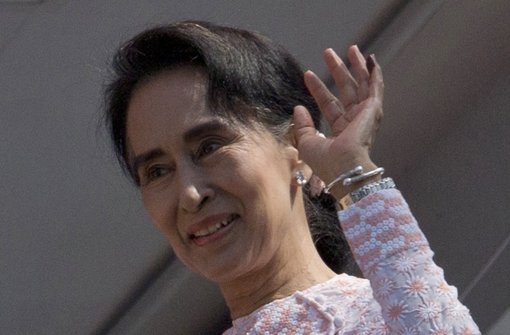 Oppositionsführerin  Aung San Suu Kyi. Foto: AP