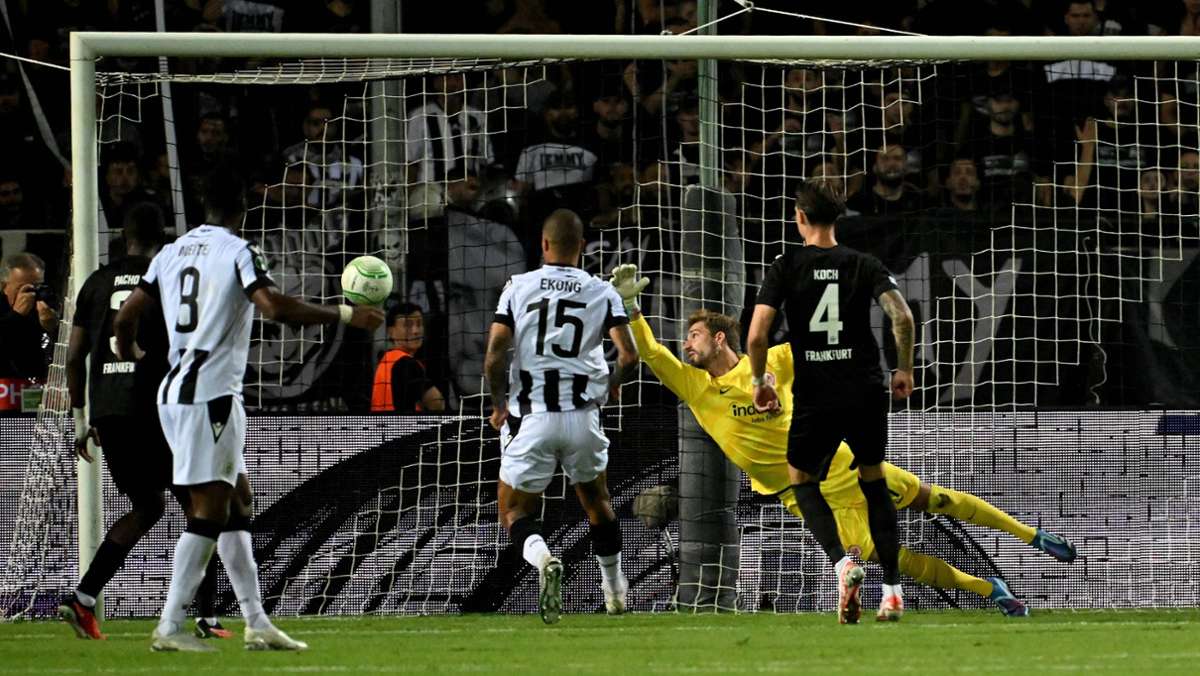 Späte Pleite in der Conference League: Eintracht Frankfurt verliert in Saloniki