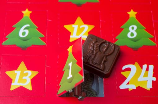 Schokolade findet sich in den Kornwestheimer Adventskalendern nicht, dafür aber viel Erbauliches. Foto: dpa/Patrick Pleul