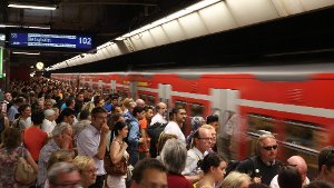 Bahn in Stuttgart noch bis Freitag aus dem Takt