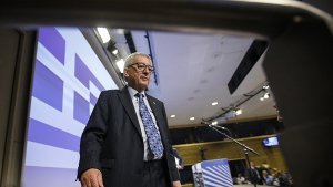 EU-Kommissionschef Juncker: Niemand darf die Griechen hinauswerfen wollen.  Foto: dpa
