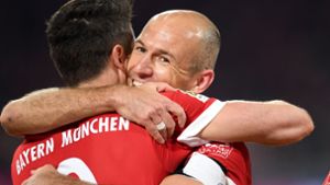Bayern-Stars: Robert Lewandowski, Arjen Robben: Qualität hat seinen Preis Foto: dpa