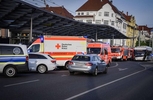 Am Esslinger Bahnhof wurde ein junger Mann von einem Zug erfasst. Foto: 7aktuell.de/Marc Gruber
