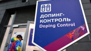 Eine Doping-Kontroll-Station bei den Olympischen Winterspielen in Sotschi 2014. Foto: dpa