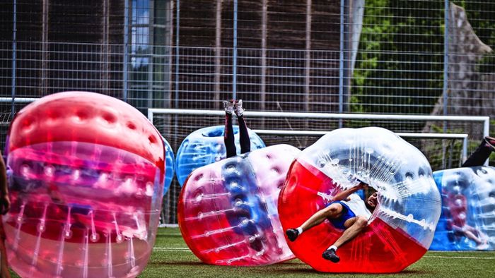 Bubble Soccer Turnier für guten Zweck