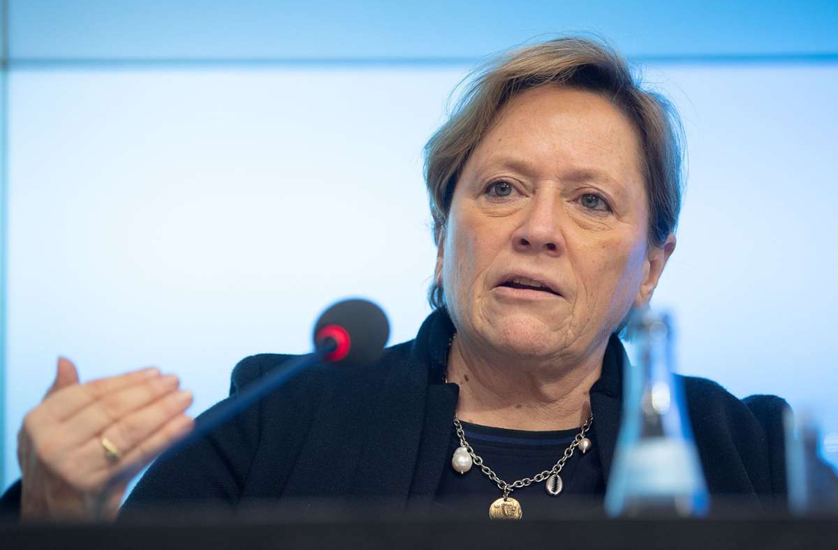 „Ich finde das nicht glücklich, ich kann das Unverständnis nachvollziehen“, so die CDU-Spitzenkandidatin  Susanne Eisenmann. (Archivbild) Foto: dpa/Sebastian Gollnow