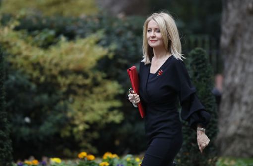 Die britische Arbeitsministerin Esther McVey ist zurückgetreten. Foto: AFP