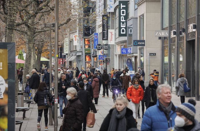Niedrige Passantenfrequenz: Königstraße in Stuttgart lockt weniger Besucher an – das sagen die Zahlen