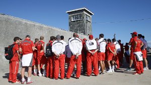 Hier die Fotos vom Ausflug des VfB Stuttgart auf die südafrikanische Gefängnisinsel Robben Island: Foto: Pressefoto Baumann