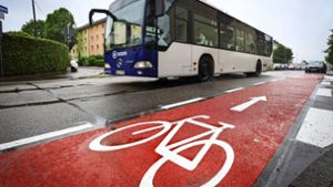 Eine Trasse für Busse und Räder Foto: factum