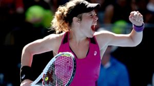 Die Schwäbin Laura Siegemund besiegte Jelena Jankovic aus Serbien bei den Australian Open. Foto: AP