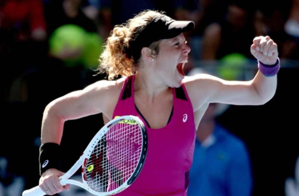 Die Schwäbin Laura Siegemund besiegte Jelena Jankovic aus Serbien bei den Australian Open.