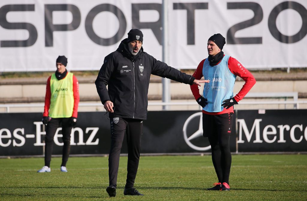 Trainer Matarazzo und der VfB starteten an diesem Mittwoch in die Trainingswoche.
