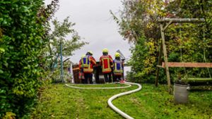 20.000 Euro Schaden bei Brand in Gartenhaus