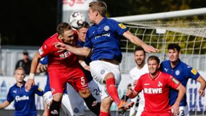 Der 1. FC Köln verlor bei Holstein Kiel zwei wichtige Punkte für die Tabellenführung. Foto: dpa