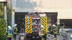 Brand in Waiblingen: Feuer bricht  in Daimler-Werk aus