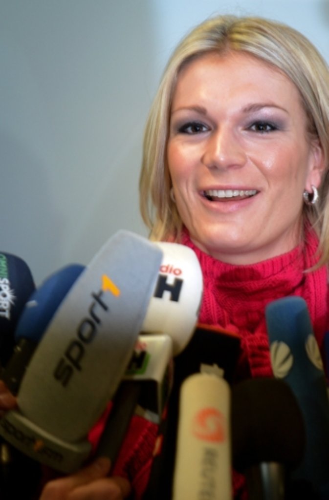 Maria Höfl-Riesch wird bei der Eröffnungsfeier der Olympischen Winterspielen in Sotschi am Freitag die deutsche Fahne tragen.