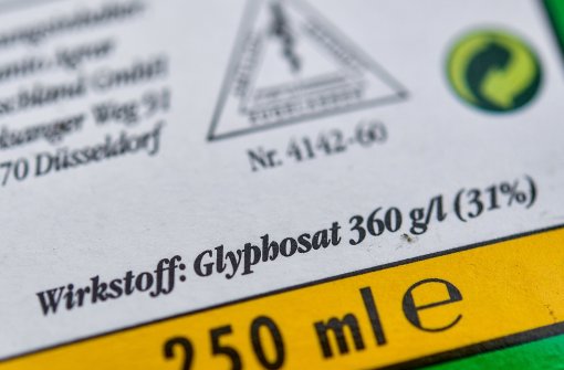 Die EU diskutiert derzeit über eine erneute Zulassung des Unkrautgifts Glyphosat. Foto: dpa-Zentralbild