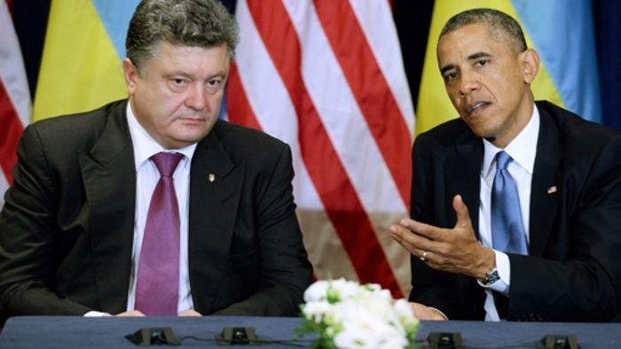Obama trifft Ukraine-Präsident Poroschenko 