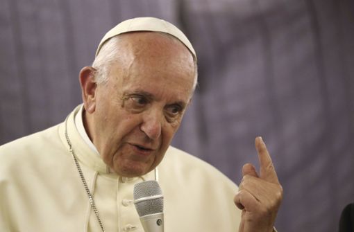 Papst Franziskus kritisiert Trump und unterstütze damit jüngste Stellungnahmen von katholischen Bischöfen aus den USA. Foto: AP