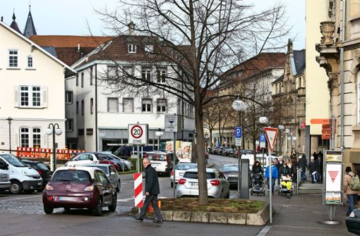 Die Ritterstraße könnte schon bald zur Fußgängerzone werden – ob da allerdings der Gemeinderat mitspielt, ist noch vollkommen offen. Foto: Horst Rudel/Archiv