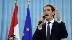 Die ÖVP unter Sebastian Kurz hat einen Sieg bei den Parlamentswahlen in Österreich eingefahren. Foto: AP