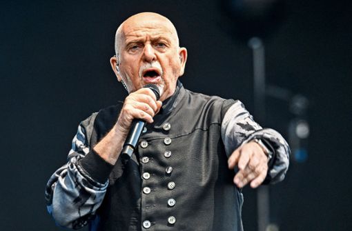 Peter Gabriel (hier beim Auftritt Ende Mai in München) Foto: Imago/Plusphoto/Martin Hangen