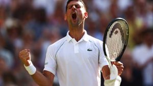 Novak Djokovic darf auf den nächsten Tennis-Triumph hoffen. Foto: AFP/ADRIAN DENNIS