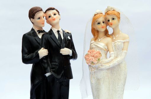 Gleichgeschlechtliche Paare auf Hochzeitstorten: Foto: dpa