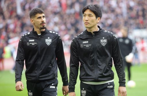 Gil Dias (li.) und Genki Haraguchi gehören beim VfB Stuttgart nicht mehr zum Stammpersonal. Foto: Baumann/Hansjürgen Britsch