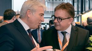 Sie wollen beide als CDU-Spitzenkandidaten in den Landtagswahlkampf ziehen: Landeschef Thomas Strobl (links) und Landtagspräsident Guido Wolf. Foto: dpa