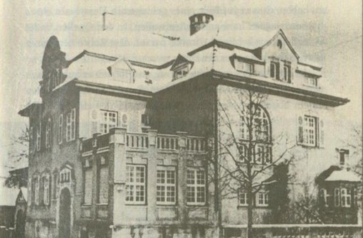 Es war einmal – die Villa Bolz am Kriegsbergturm. Ein Bild aus den dreißiger Jahren Foto: Privatbesitz Rupf-Bolz