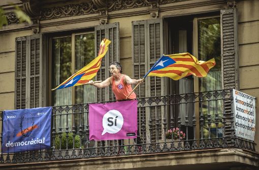 Die spanische Zentralregierung versucht, die Volksbefragung in Katalonien zu verhindern. Foto: ZUMA Wire