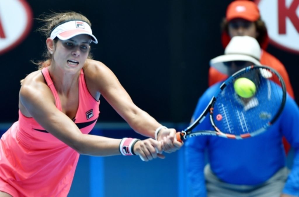 Julia Görges schied als letzte Deutsche bei den Australian Open aus.