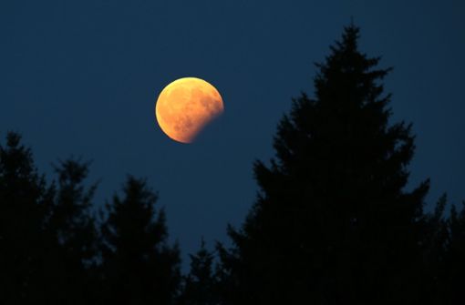 Die Mondfinsternis kann auch vom Bottwartal aus gesehen werden. Foto: Archiv (dpa)