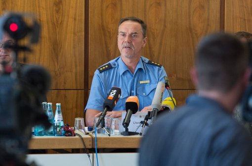 Der Bautzener Polizeichef Uwe Kilz äußert sich zu den Vorfällen in Bautzen. Foto: dpa