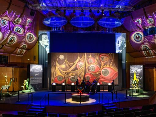 Die 55 Quadratmeter große Szenographie Spellbound von Dalí ist ab sofort in München zu sehen. Foto: Spellbound - © Fundació Gala – Salvador Dalí