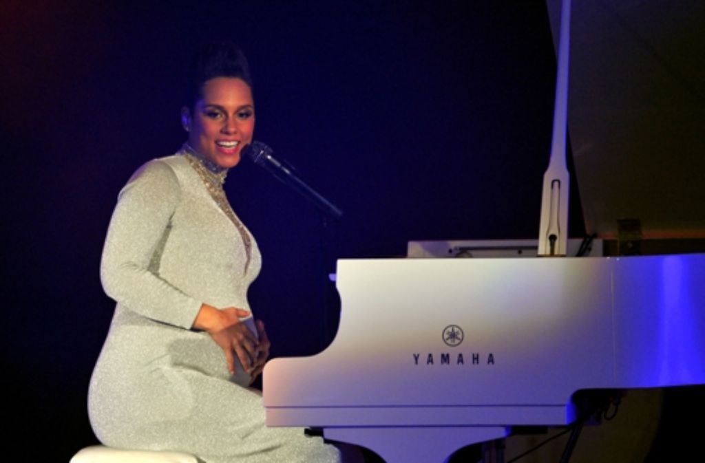 Alicia Keys ist hochwanger - ihr Auftritt bei den MTV European Music Awards war ihr vorerst letzter.