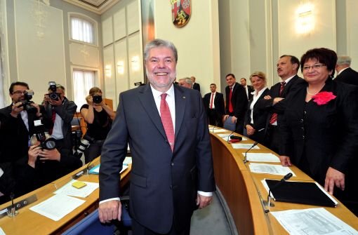 Ministerpräsident Kurt Beck im Mainzer Landtag Foto: dapd
