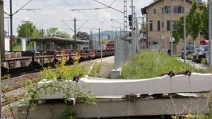 Hat vielleicht doch eine Zukunft: die Güterverladestelle am Bahnhof Fellbach Foto: Patricia Sigerist