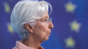 Die Euro-Wächter um Notenbank-Chefin Christine Lagarde haben beschlossen, die Anleihenkäufe im Rahmen ihres „PEPP“ getauften Notfall-Programms zu reduzieren. Foto: dpa/Boris Roessler