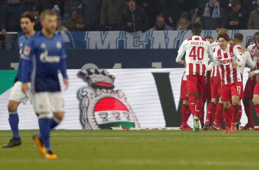 Der FC Schalke 04 kommt gegen den 1. FC Köln nicht über ein 2:2 hinaus. Foto: dpa