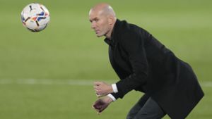 Zinedine Zidane steht bei Real Madrid unter Druck. Foto: dpa/Bernat Armangue