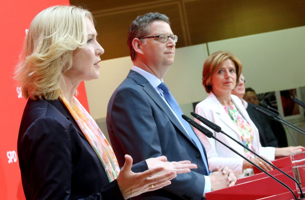 Aus drei SPD-Chefs könnten künftig zwei werden: Der SPD-Vorstand befürwortet ausdrücklich eine Doppelsitze. Foto: dpa