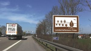 So ein Schild könnte bald an der Autobahn stehen. Foto: JUNG:Kommunikation GmbH