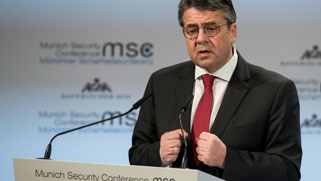 Münchner Sicherheitskonferenz: Sigmar Gabriel kämpft um sein Amt