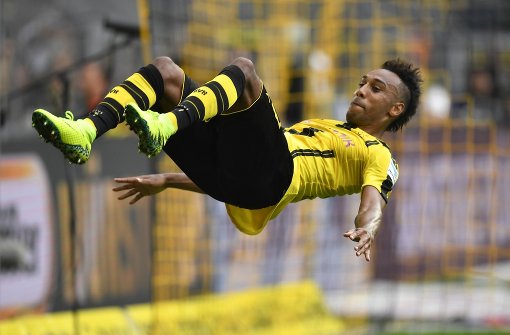 Mann des Spiels beim BVB: Pierre-Emerick Aubameyang traf gegen Mainz doppelt. Foto: AP